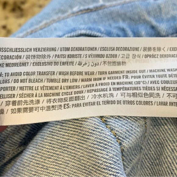 ABERCROMBIE &‎ FITCH The Dad High Rise Fold Over Waist Size 18R - Picture 9 of 11